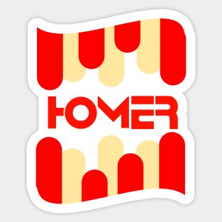 homer Sticker